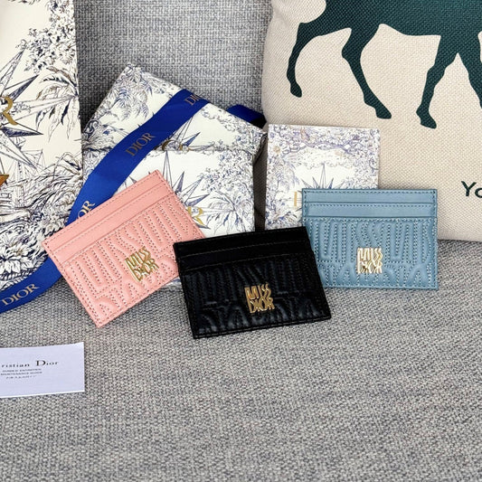 CD Miss Dior Freesia card holder 10.5cm Sheepskin mysite