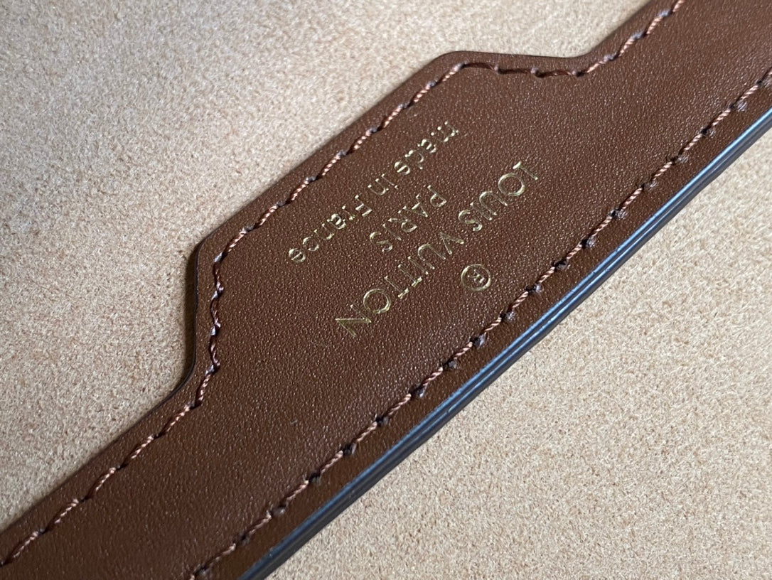 PAPILLON TRUNK 19 IN BROWN MONOGRAM CANVAS GOLD HARDWARE mysite