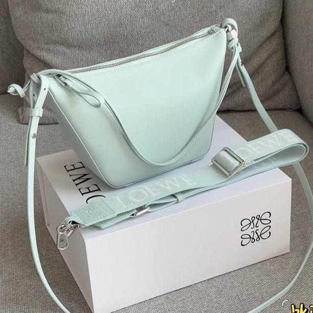 LOE LUNA HOBO 27 BAG IN SKY BLUE CALFSKIN mysite