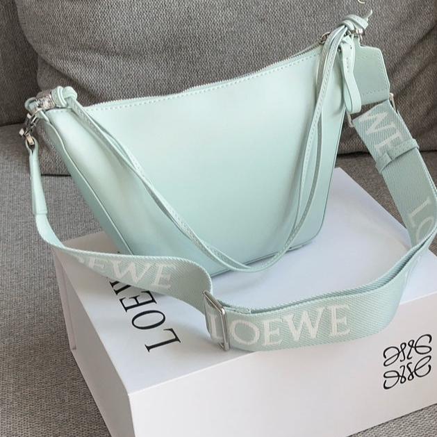 LOE LUNA HOBO 27 BAG IN SKY BLUE CALFSKIN mysite