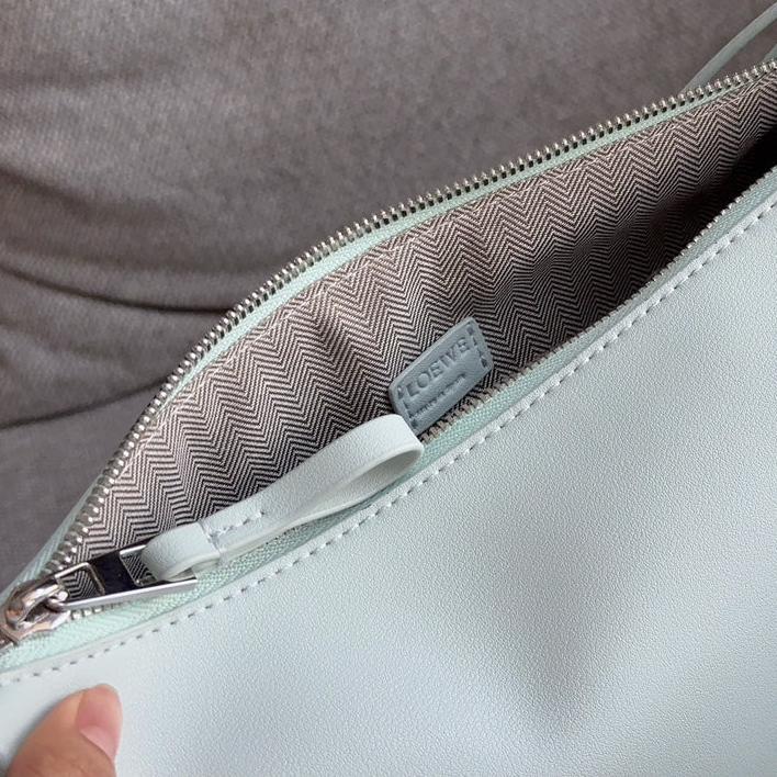 LOE LUNA HOBO 27 BAG IN SKY BLUE CALFSKIN mysite