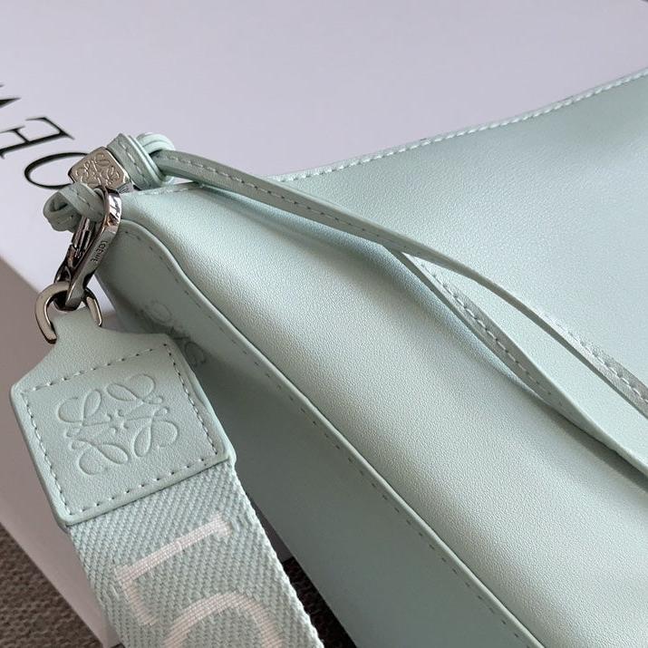 LOE LUNA HOBO 27 BAG IN SKY BLUE CALFSKIN mysite