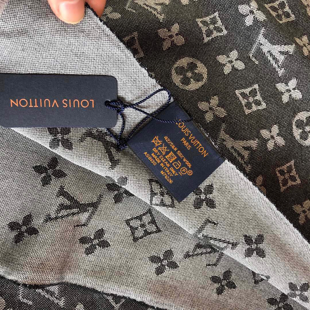 SCARF 200 CM IN BLACK CASHMERE 393009 mysite