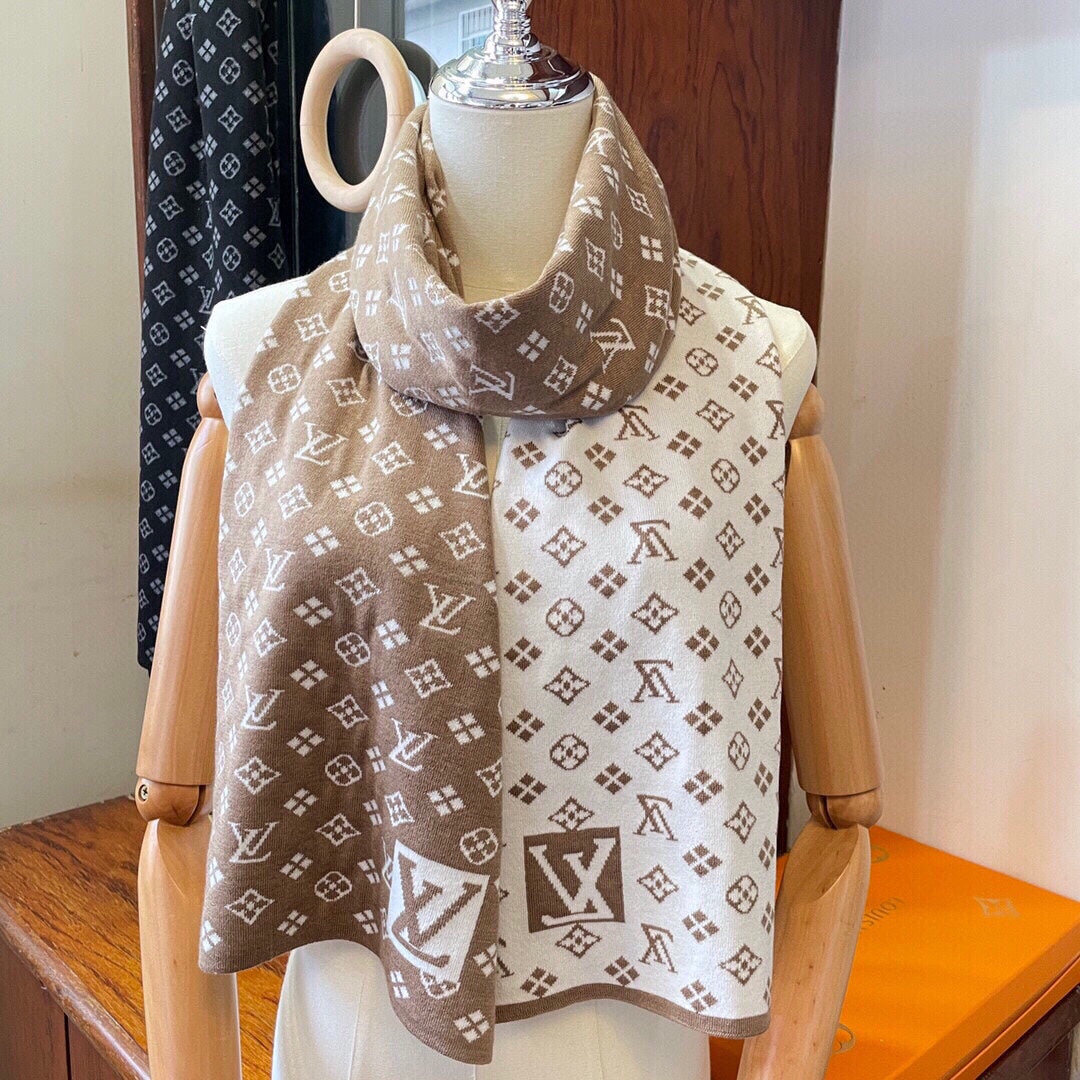 AMAZINGRAM SCARF 200 CM IN CAMEL BEIGE WOOL AND SILK 396530 mysite