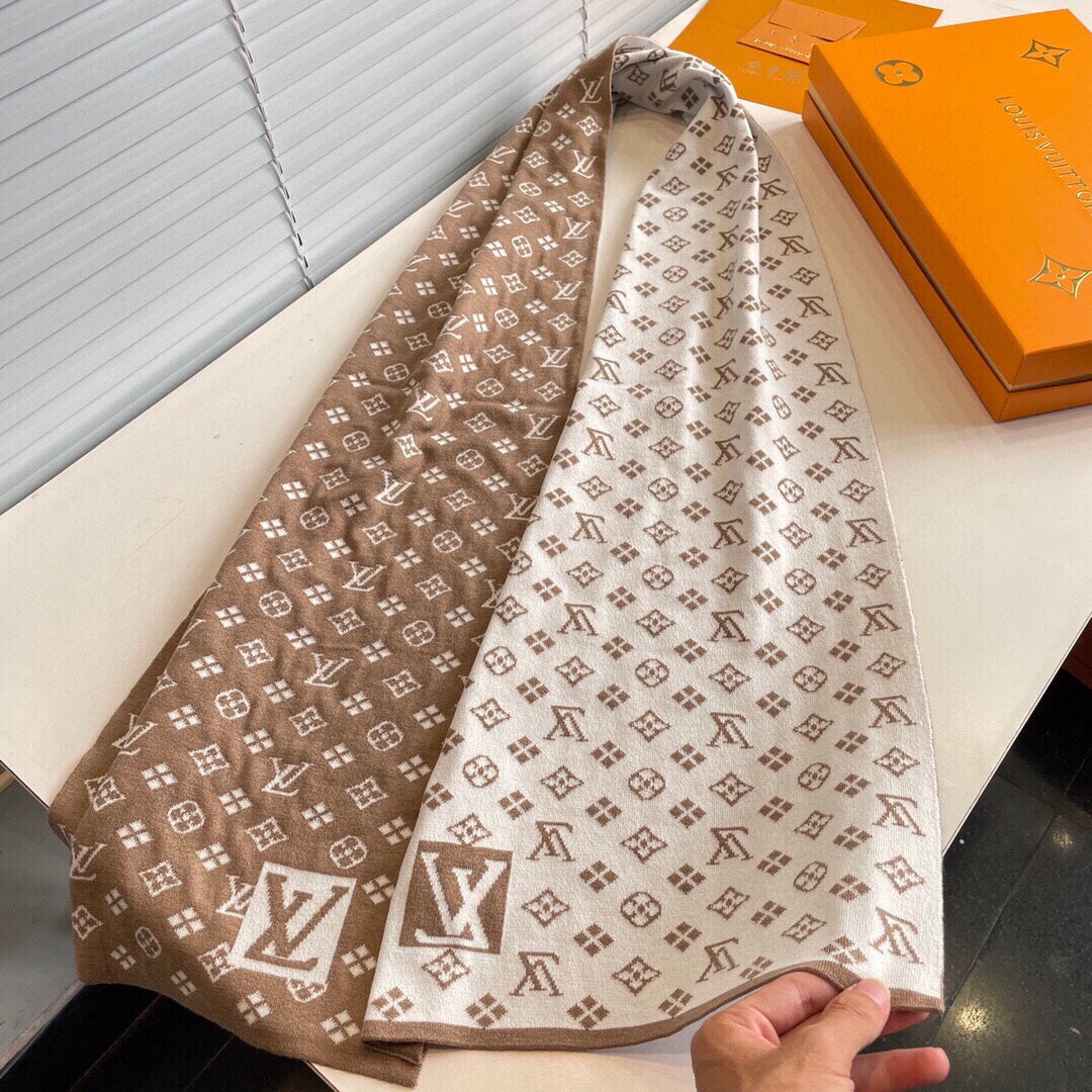 AMAZINGRAM SCARF 200 CM IN CAMEL BEIGE WOOL AND SILK 396530 mysite