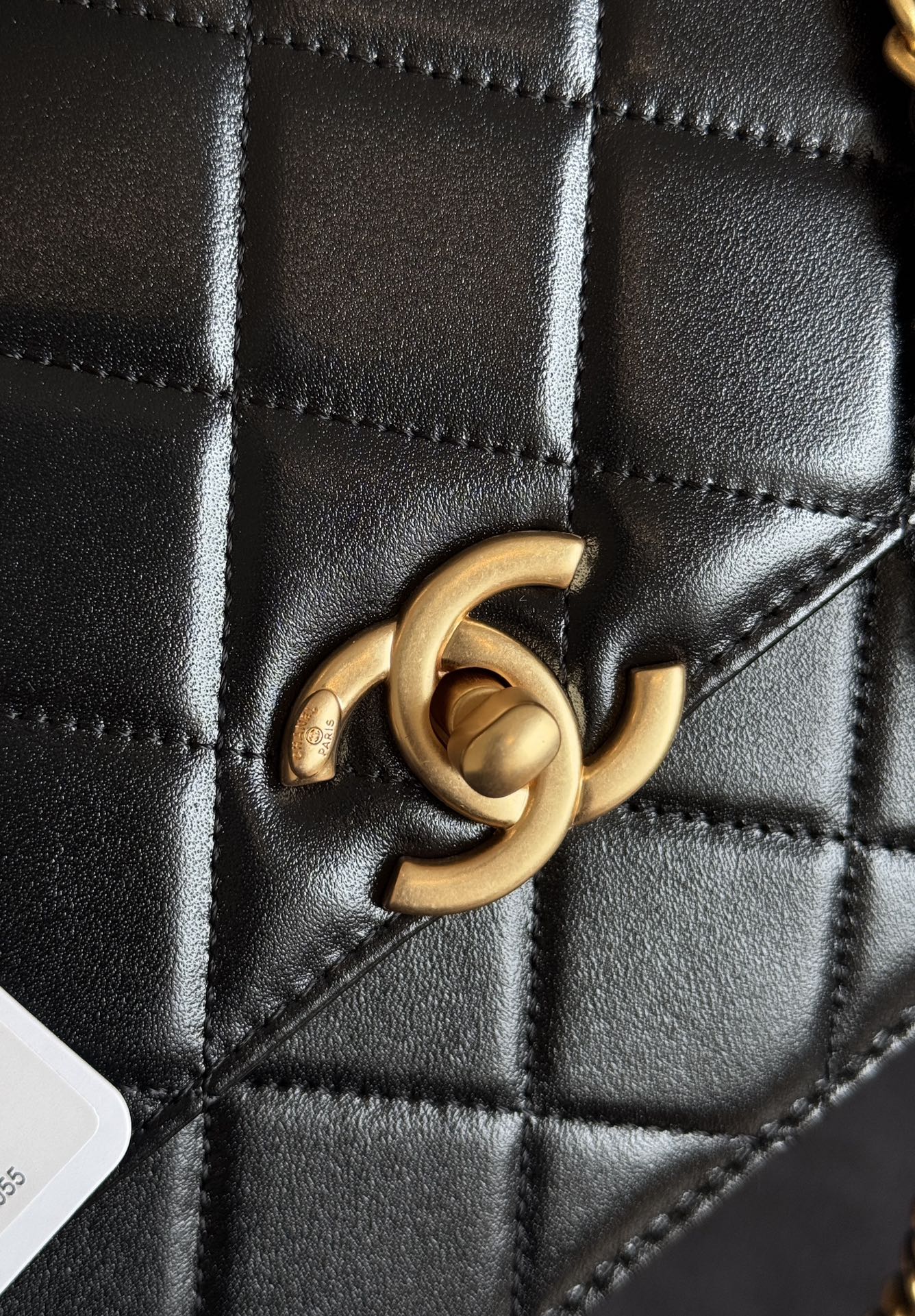 Mini Flap 22cm Black Lambskin Gold Hardware mysite