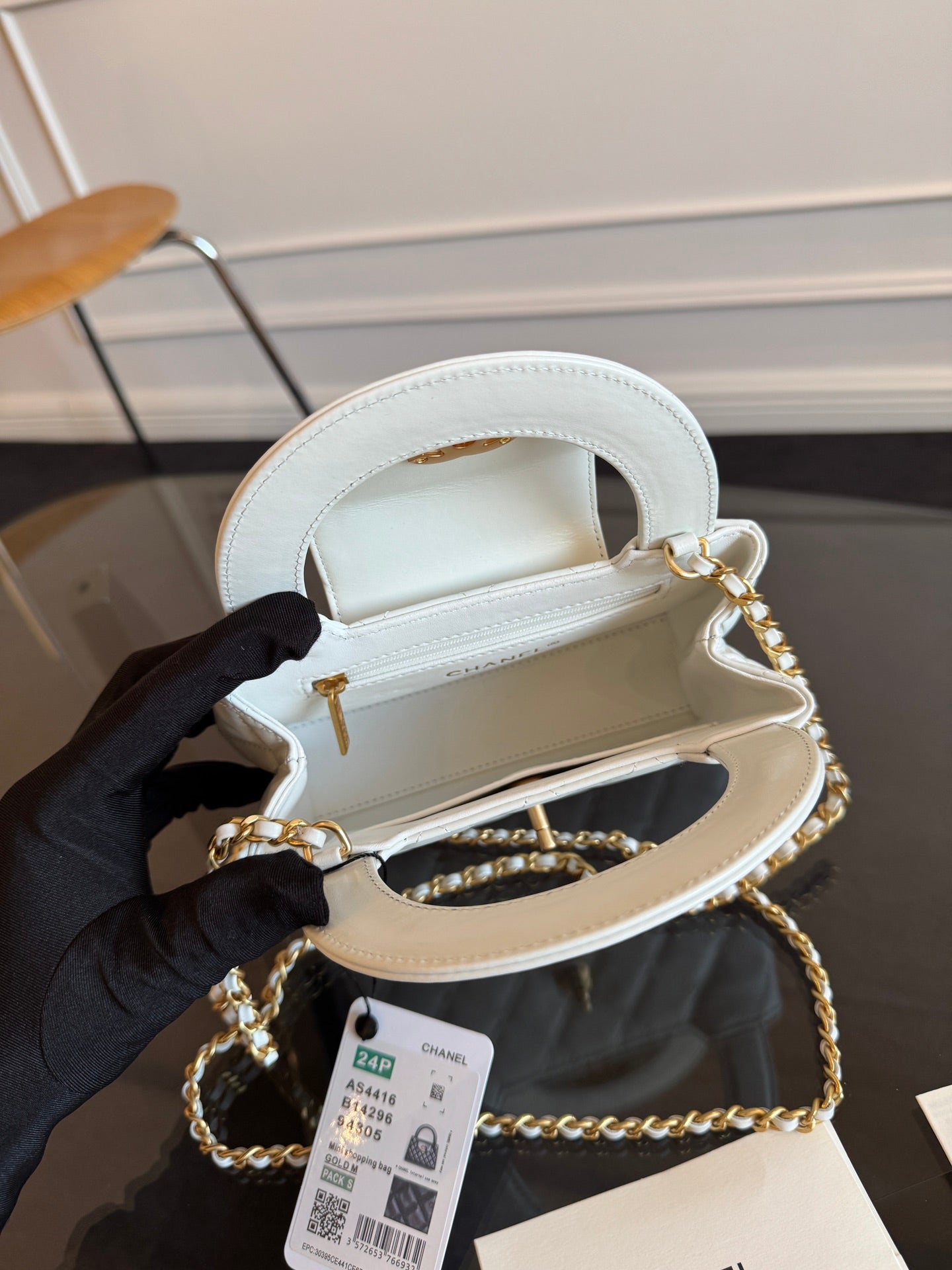 KELLY SHOPPING BAG 19 IN WHITE CALFSKIN GOLD HARDWARE mysite