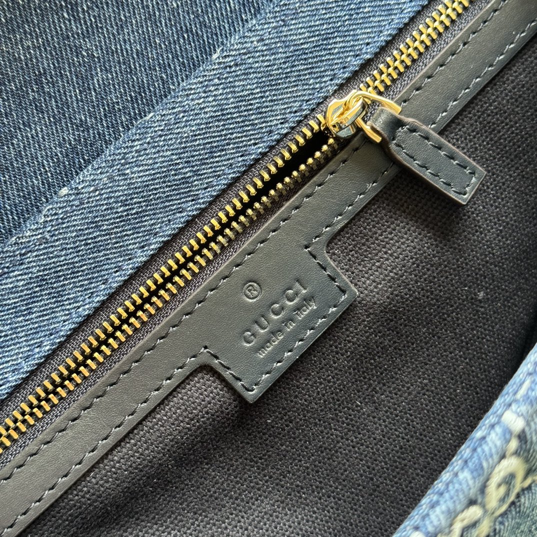 gg marmont 26cm blue monogram denim gold hardware mysite