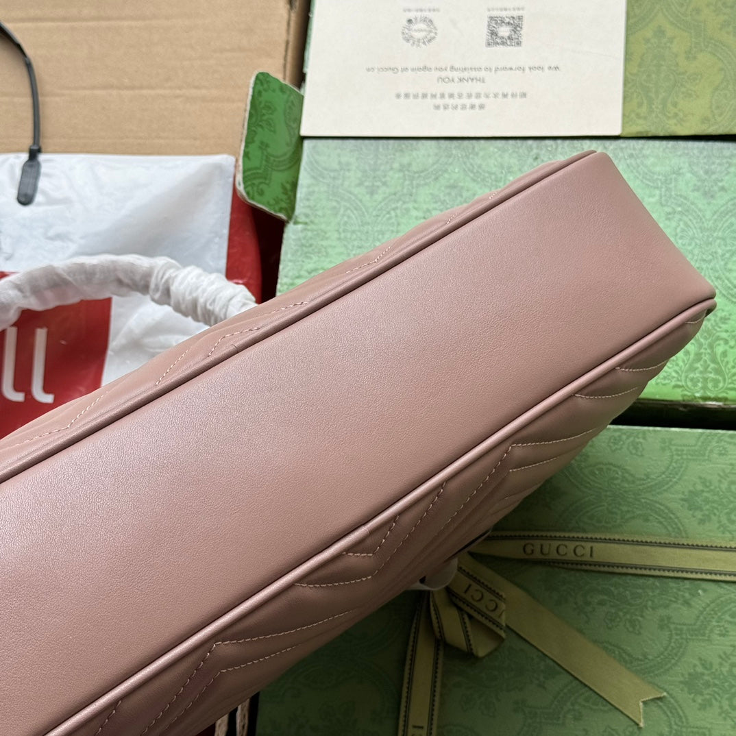 gg marmont medium top handle 35cm nude calfskin gold hardware mysite