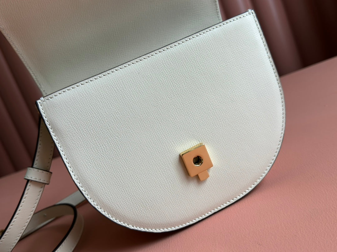 Gucci Horsebit Bag White Leather 239812 mysite