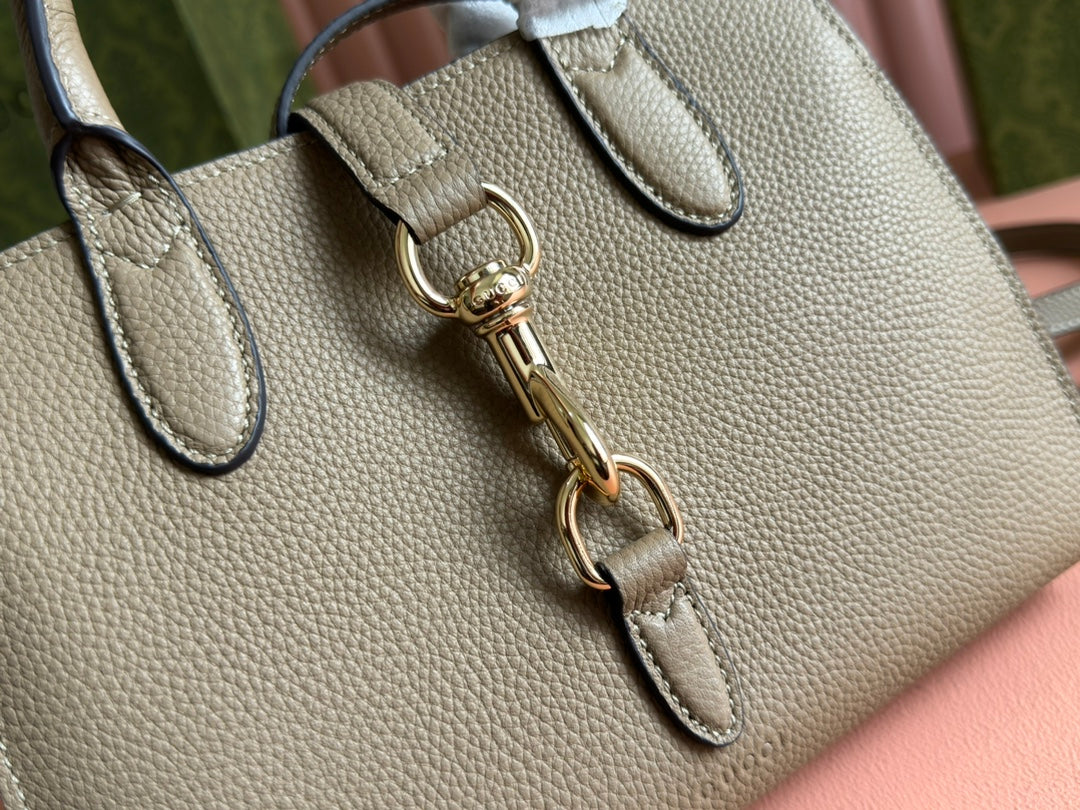 Gucci Jackie Tote Bag Beige Leather 248602 mysite