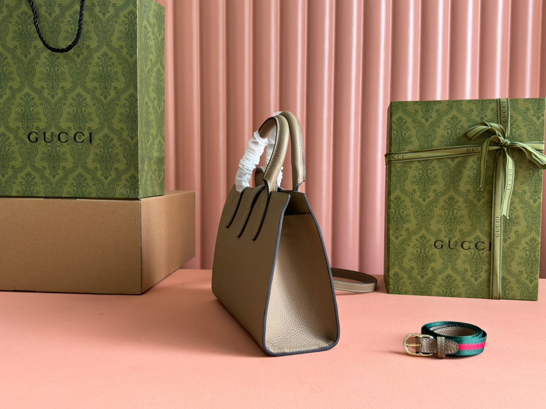 Gucci Jackie Tote Bag Beige Leather 248602 mysite