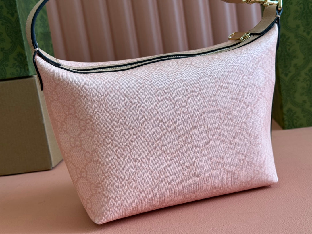Gucci Ophidia 20cm Bag Pink Canvas 239922 mysite