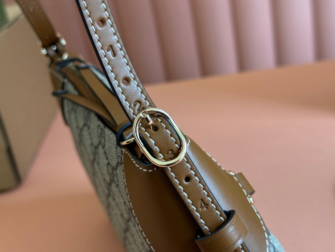 Gucci Ophidia 24.5cm Bag Ebony Brown Canvas 248564 mysite