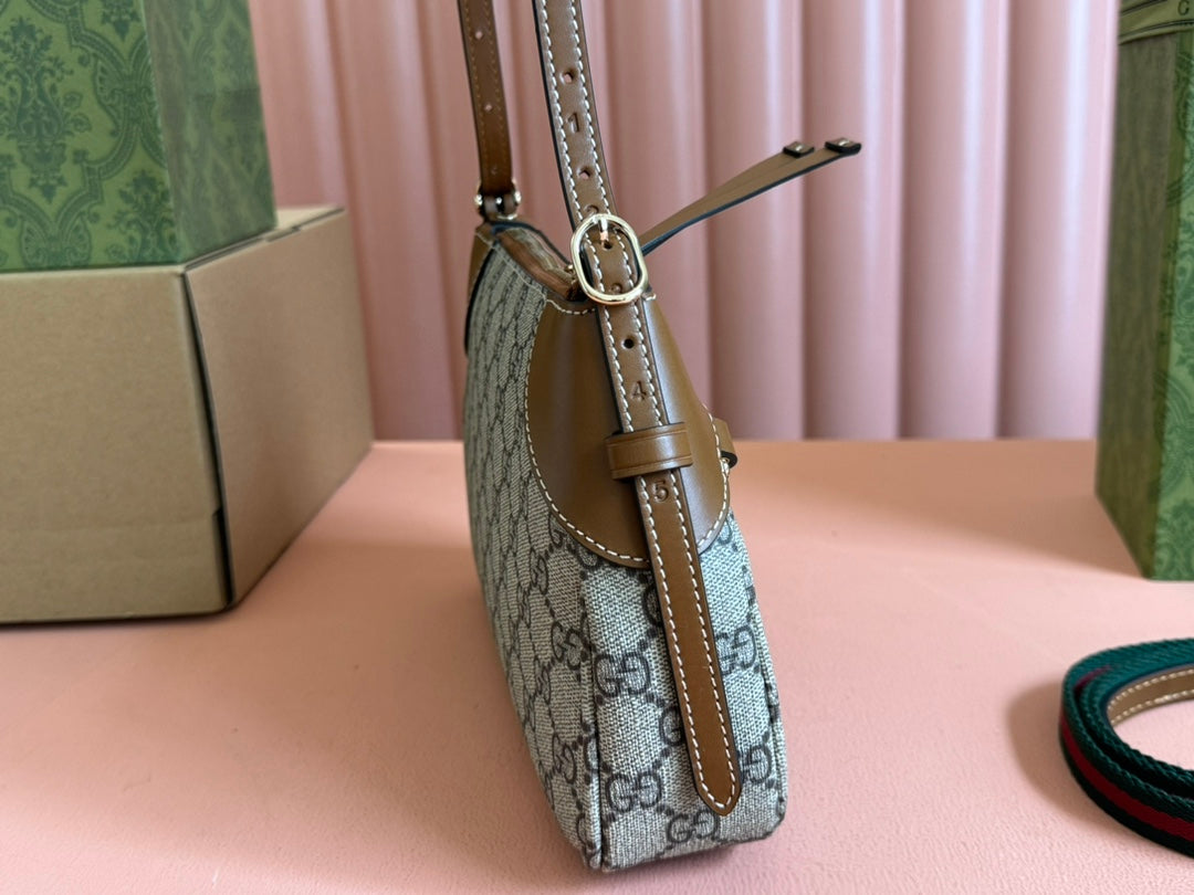 Gucci Ophidia 24.5cm Bag Ebony Brown Canvas 248564 mysite