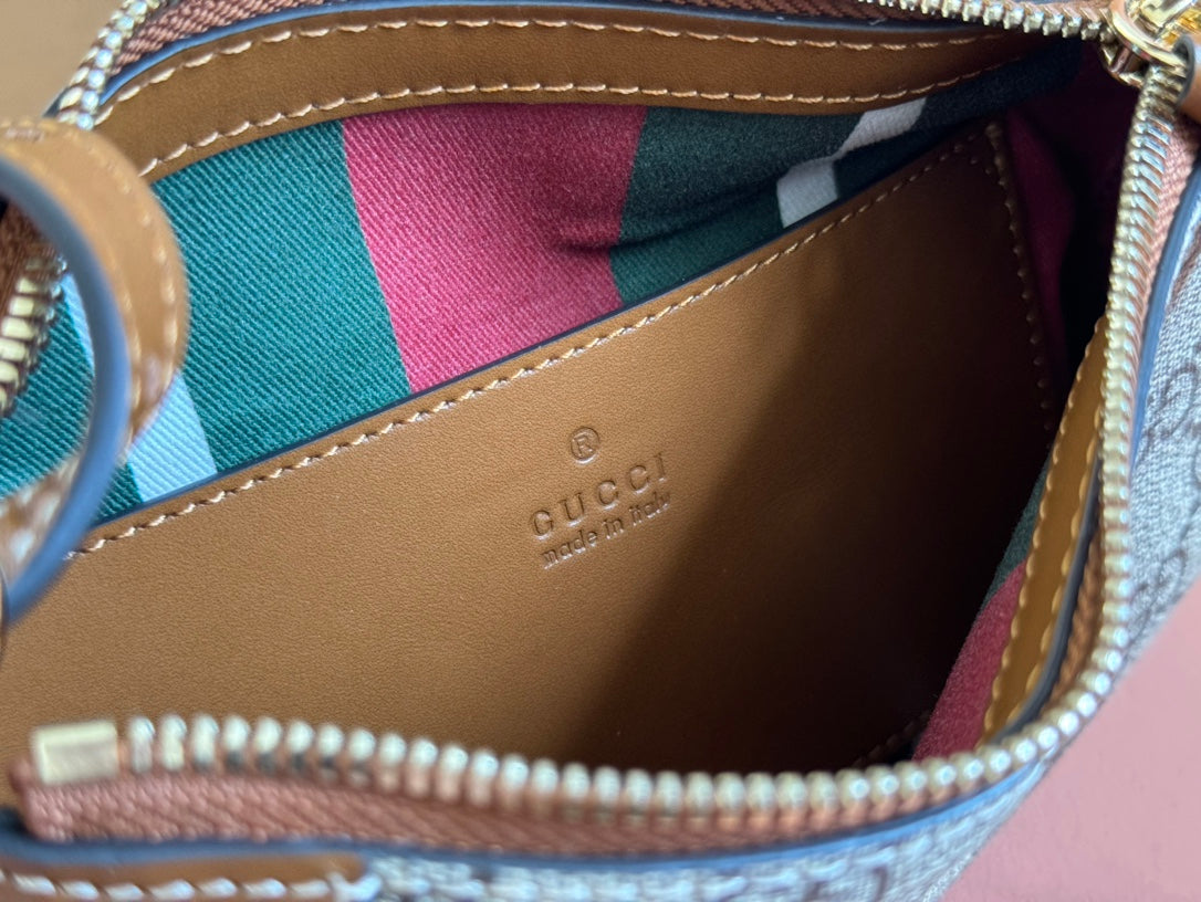 Gucci Ophidia 24.5cm Bag Ebony Brown Canvas 248564 mysite