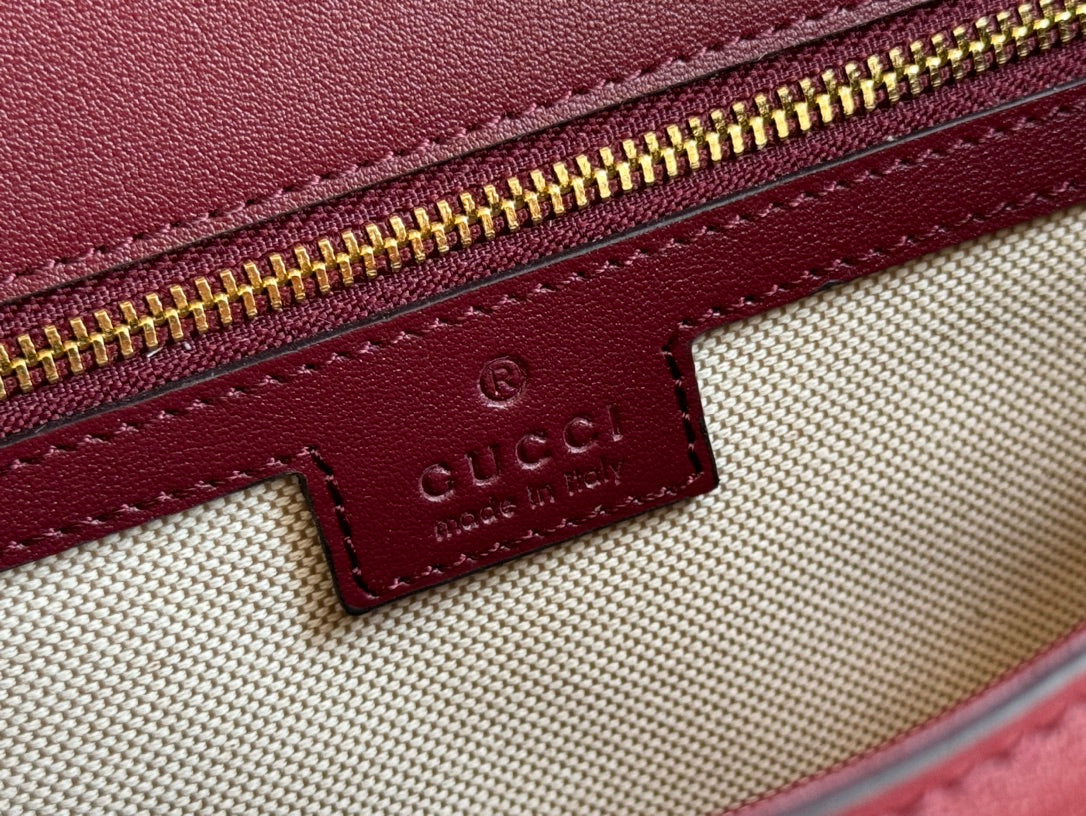Gucci Blondie 32 Bag Rosso Ancora Red Leather 239905 mysite