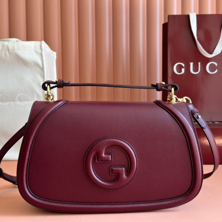 Gucci Blondie 32 Bag Rosso Ancora Red Leather 239905 mysite