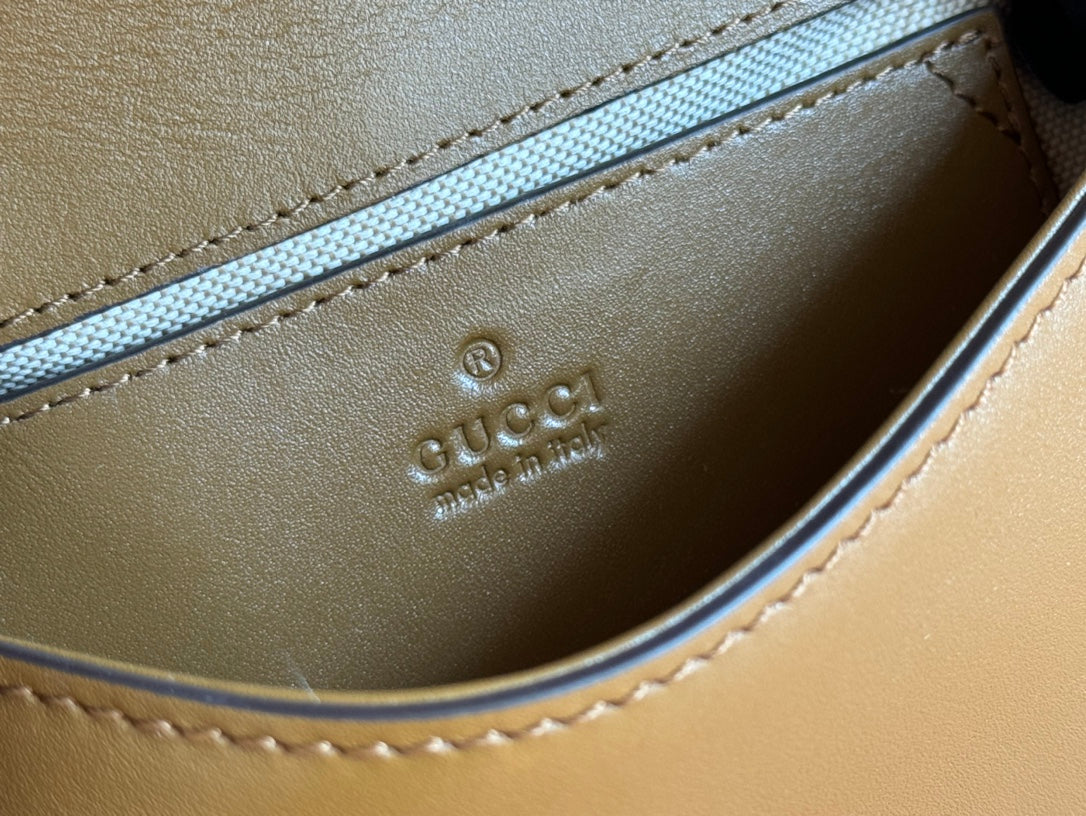 Gucci Blondie Small Shoulder Bag 26 Brown Suede Calfskin 272178 mysite