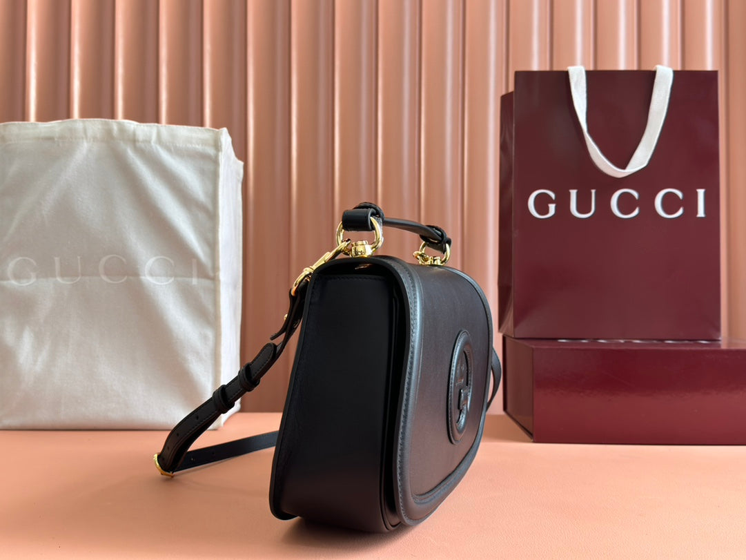 Gucci Blondie 32 Bag Black Leather 239908 mysite