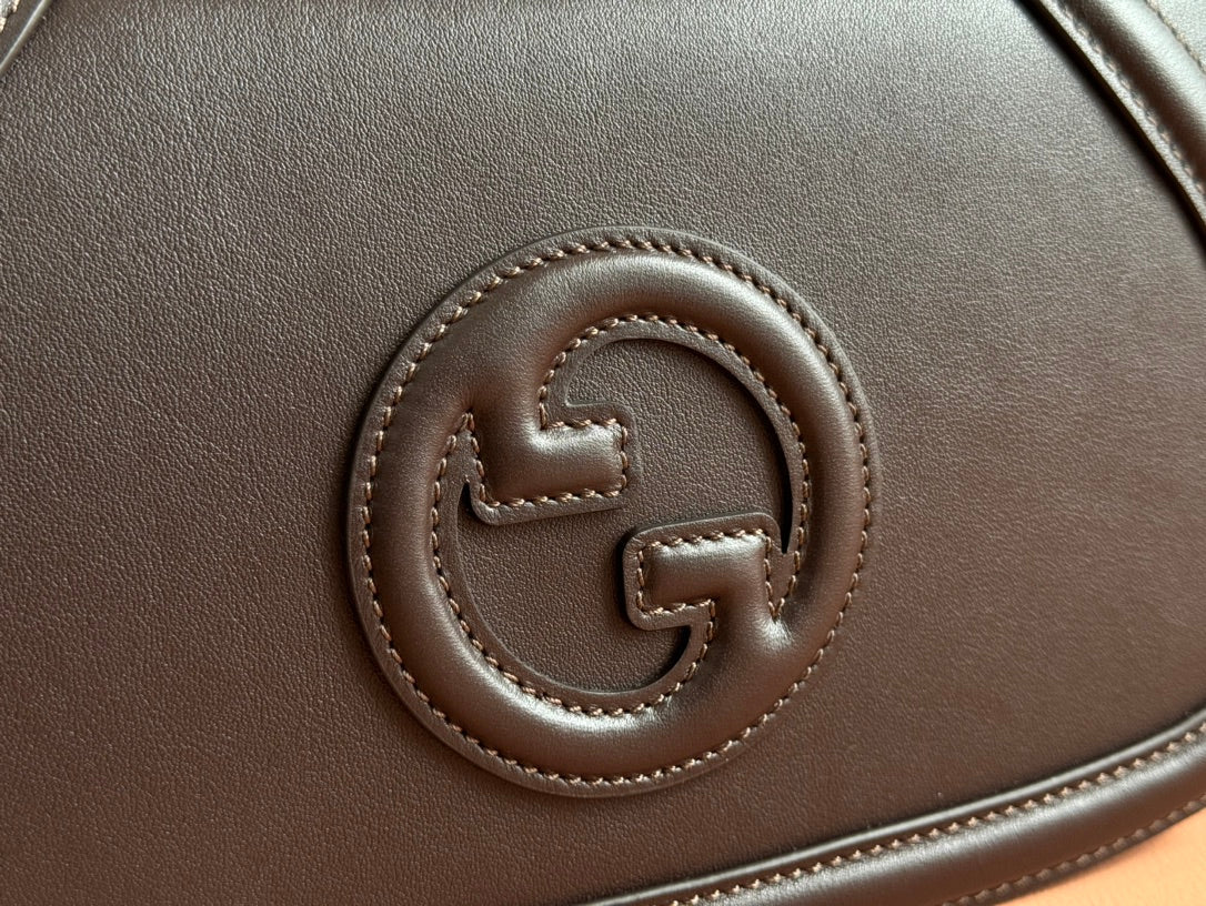 Gucci Blondie 32 Bag Dark Brown Leather 239909 mysite