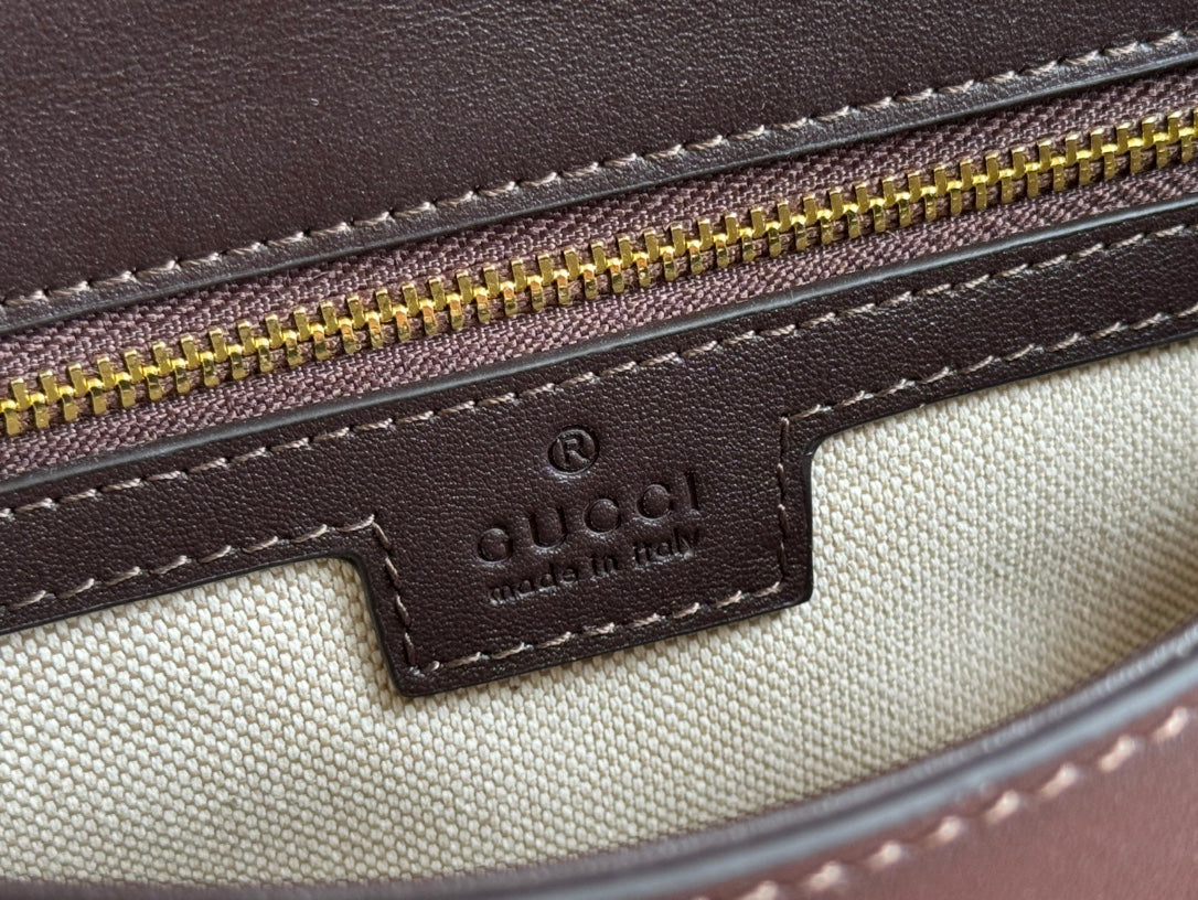 Gucci Blondie 32 Bag Dark Brown Leather 239909 mysite