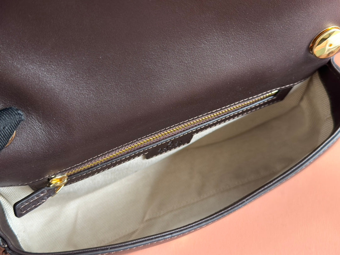 Gucci Blondie 32 Bag Dark Brown Leather 239909 mysite