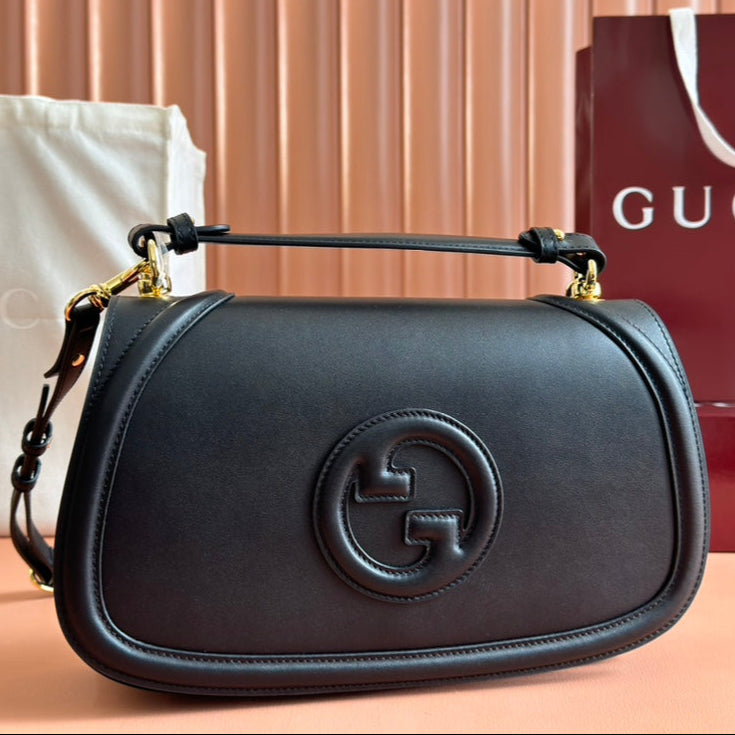 Gucci Blondie 32 Bag Black Leather 239908 mysite