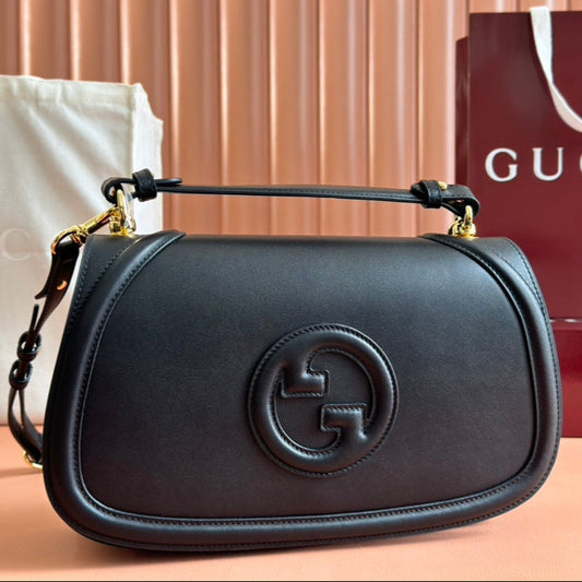 Gucci Blondie 32 Bag Black Leather 239908 mysite
