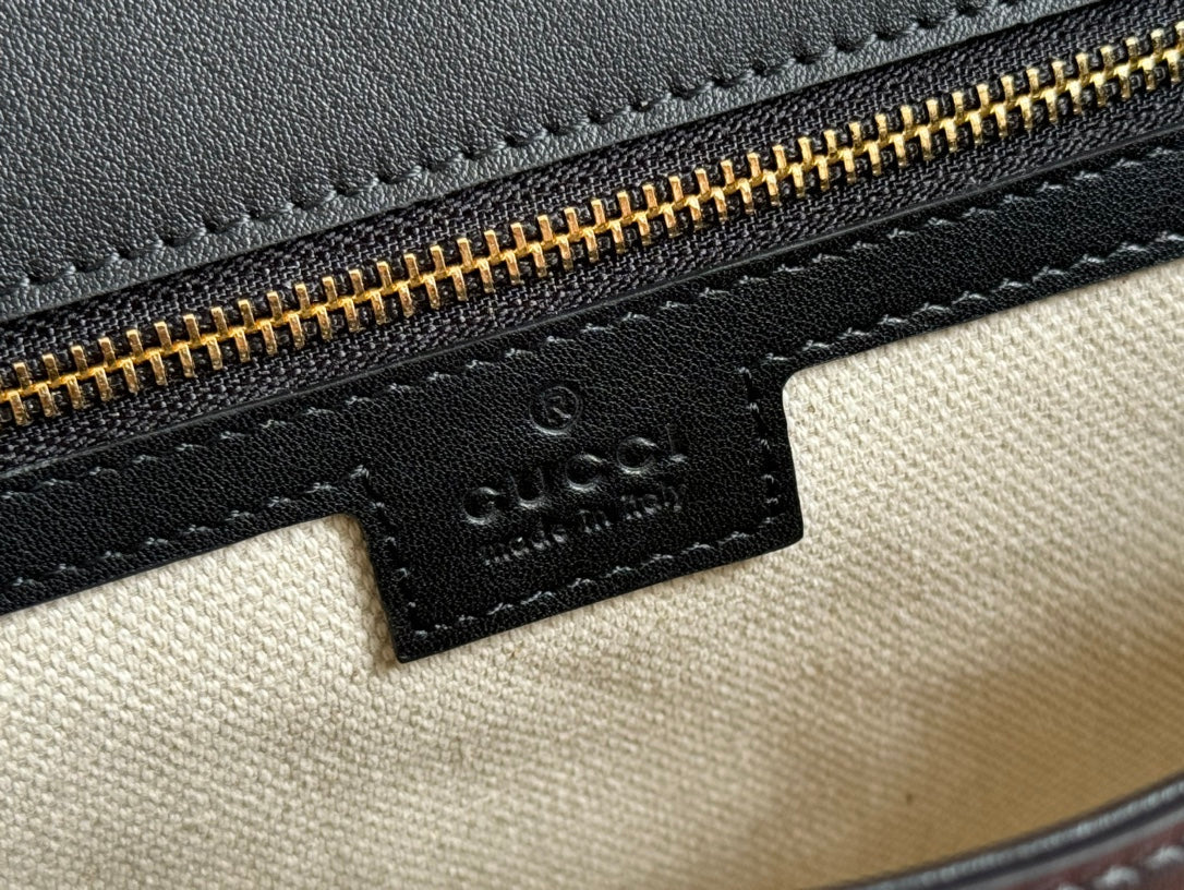 Gucci Blondie 32 Bag Black Leather 239908 mysite