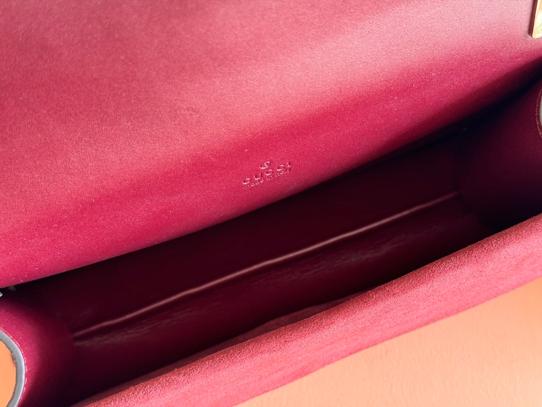 Gucci Dionysus Bag Rosso Ancora Red Suede Leather 244473 mysite