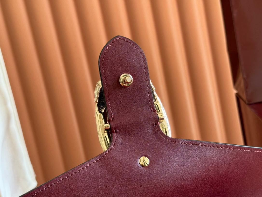 Gucci Dionysus Bag Rosso Ancora Red Suede Leather 244473 mysite