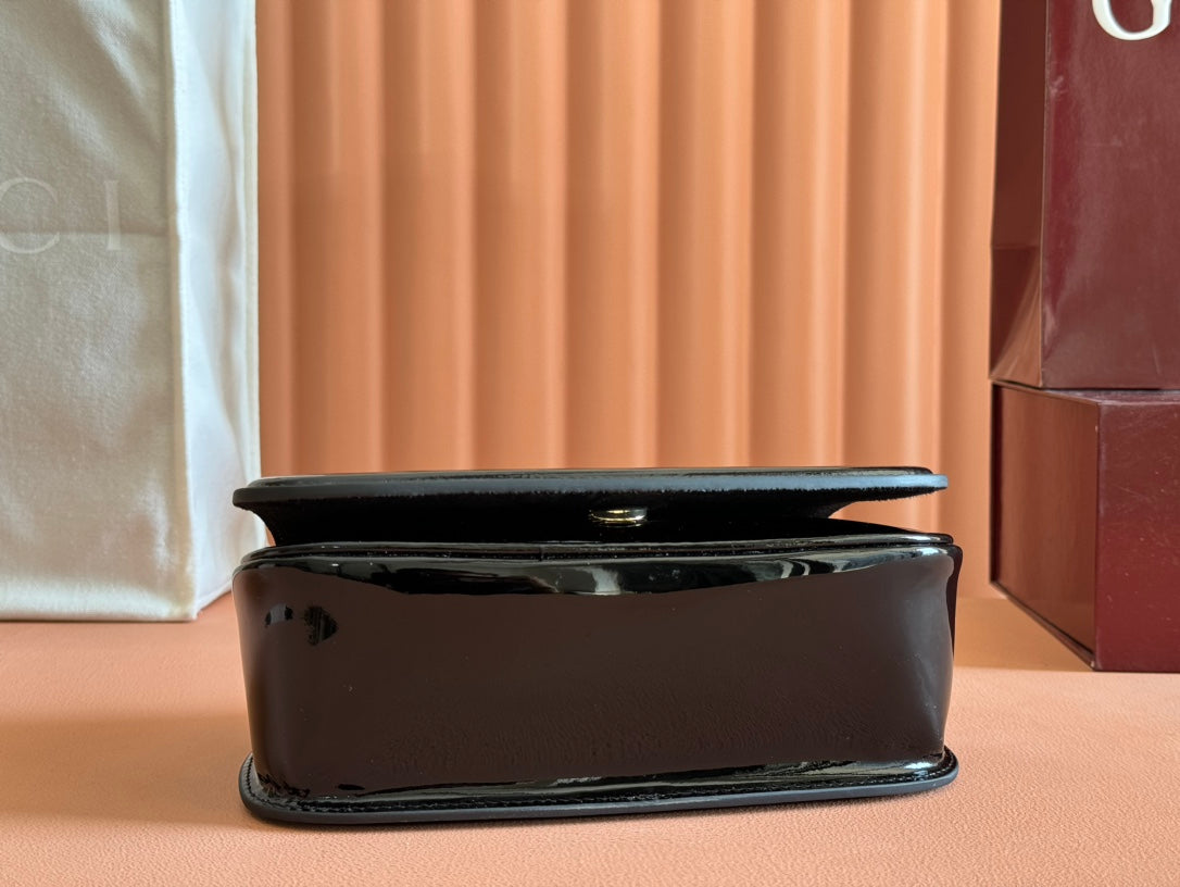 Gucci Blondie Bag Black Patent Leather mysite