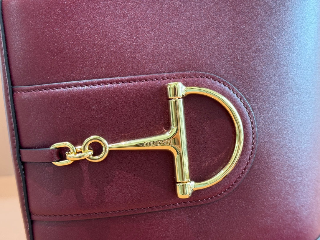 Gucci 73 Mini Bucket Bag Rosso Ancora Red Smooth Leather 239681 mysite