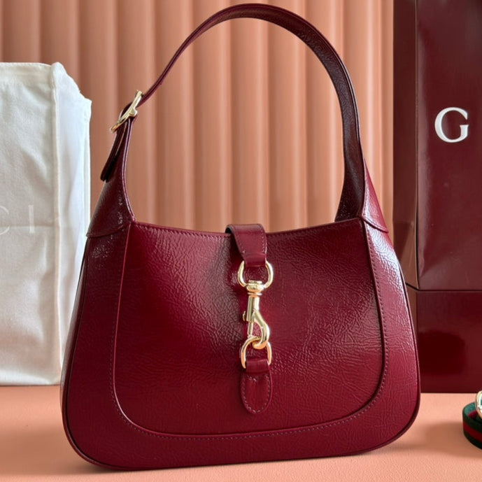 Gucci Jacket Bag Rosso Ancora Red Patent Leather 248414 mysite