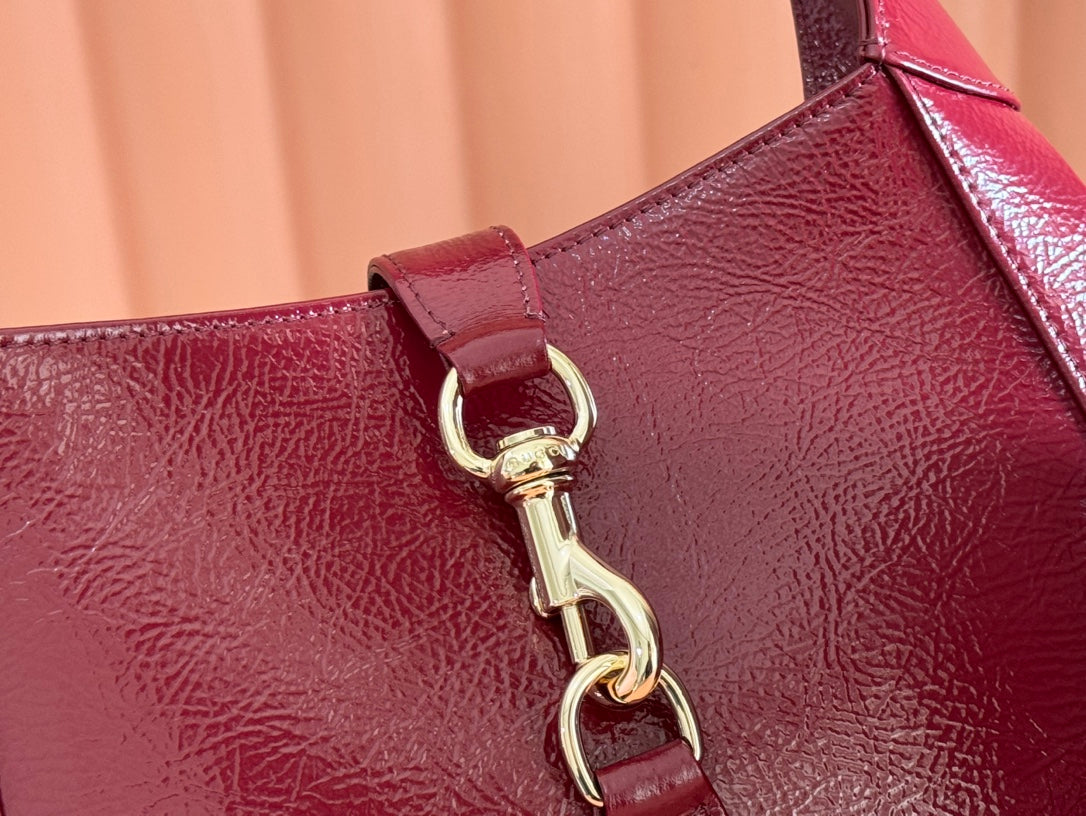 Gucci Jacket Bag Rosso Ancora Red Patent Leather 248414 mysite