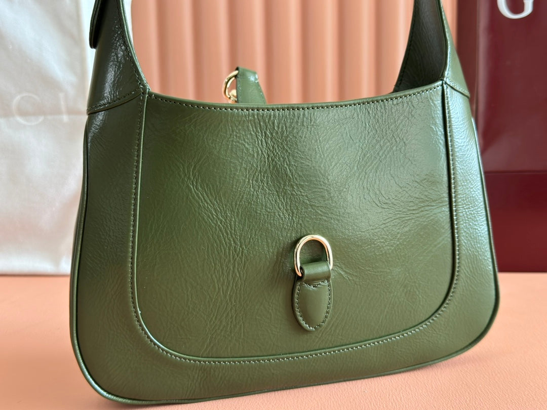 Gucci Jacket Bag Green Patent Leather 248418 mysite