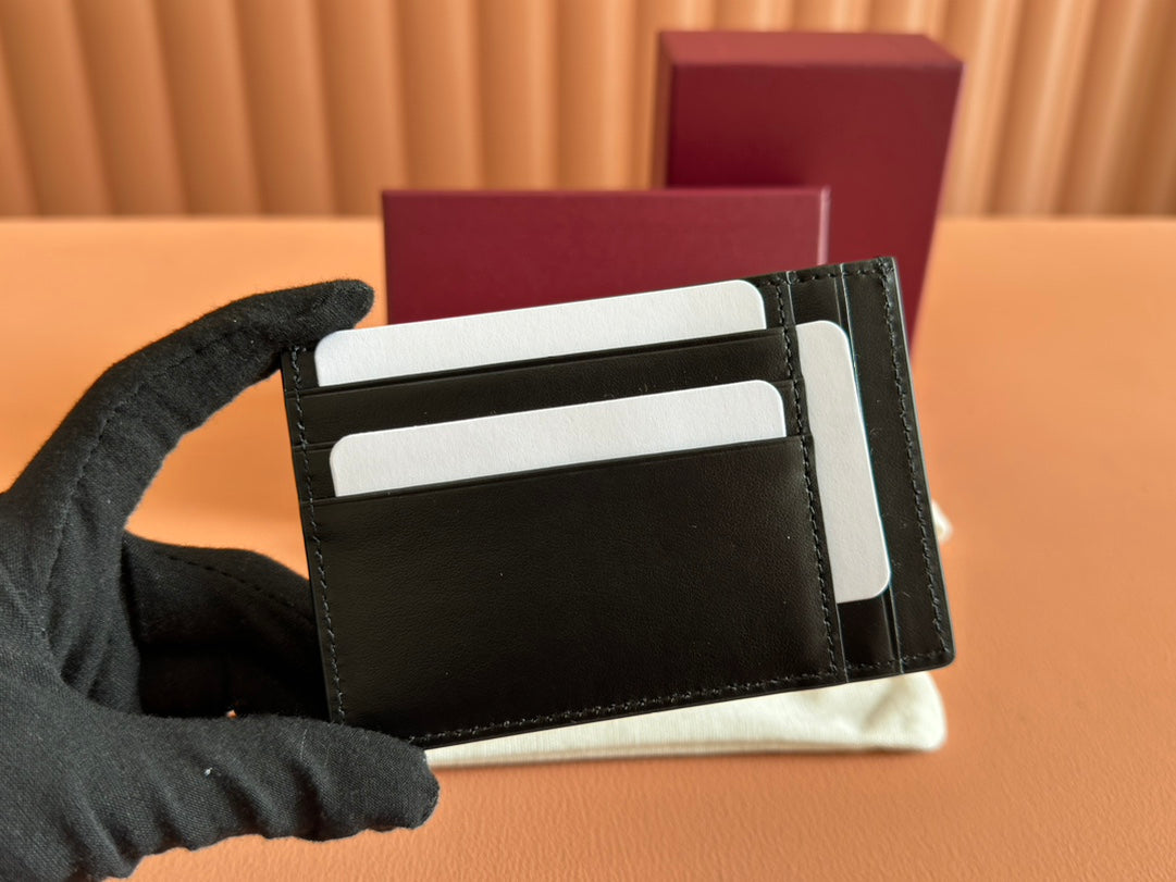 Gucci Card Wallet Grey mix Black Leather 248421 mysite