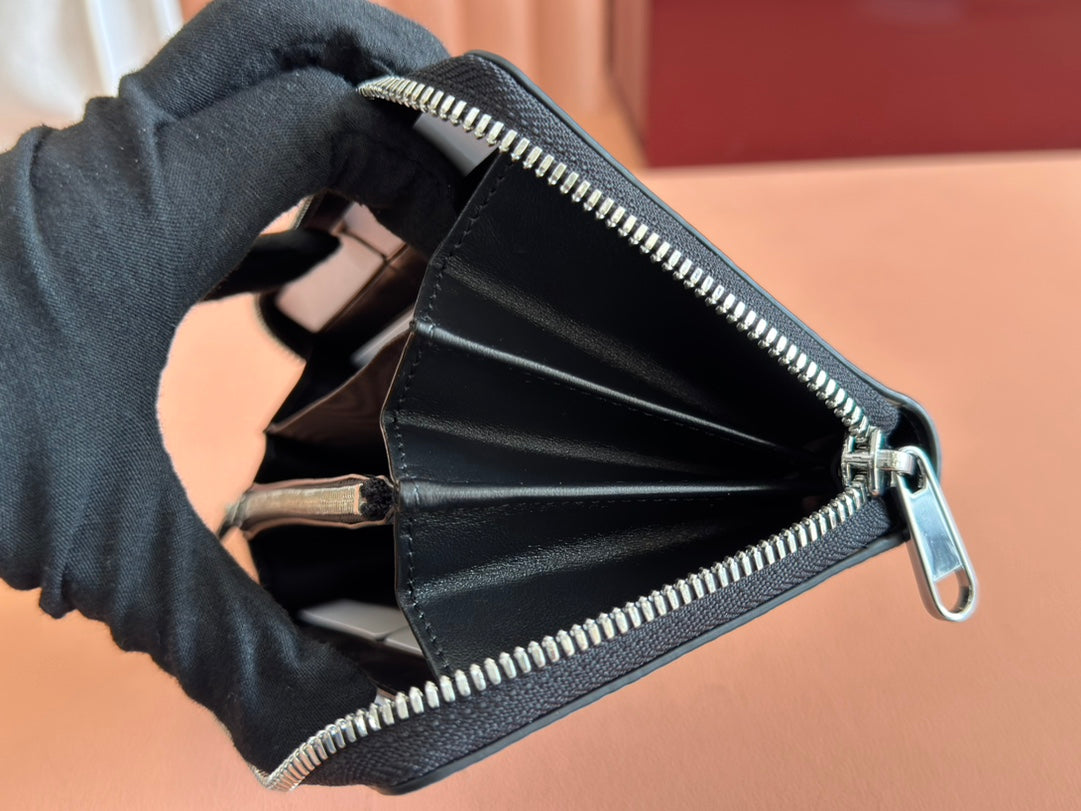 Gucci Long Wallet Grey mix Black Leather 248424 mysite