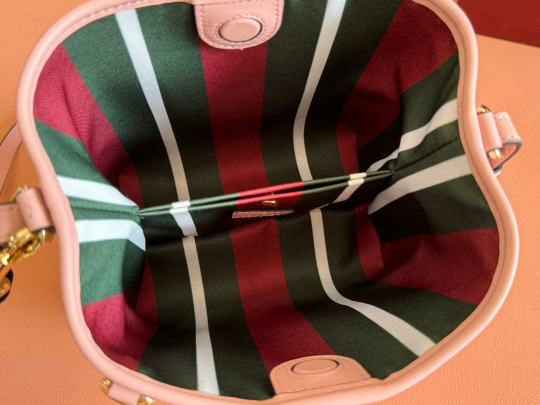 Gucci Ophidia 20.5cm Bag Pink Canvas 244353 mysite