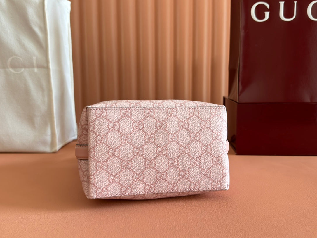Gucci Ophidia 20.5cm Bag Pink Canvas 244353 mysite