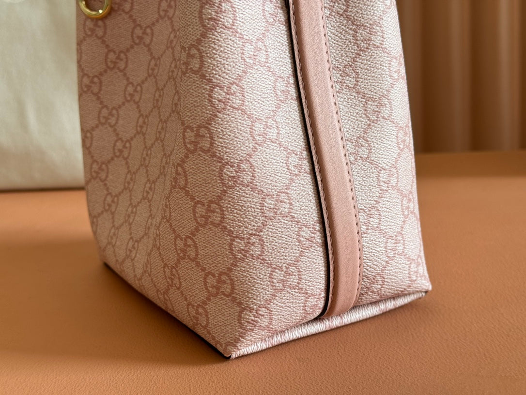 Gucci Ophidia 20.5cm Bag Pink Canvas 244353 mysite