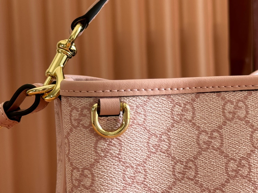 Gucci Ophidia 20.5cm Bag Pink Canvas 244353 mysite