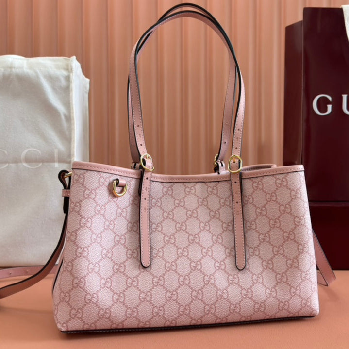 Gucci Ophidia 31cm Bag Pink Canvas 244357 mysite