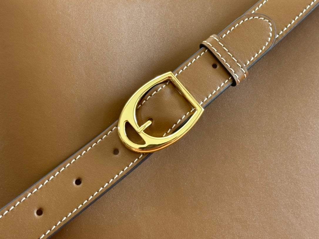 Gucci 73 Mini 27.5cm Bucket Bag Brown Smooth Leather 244436 mysite