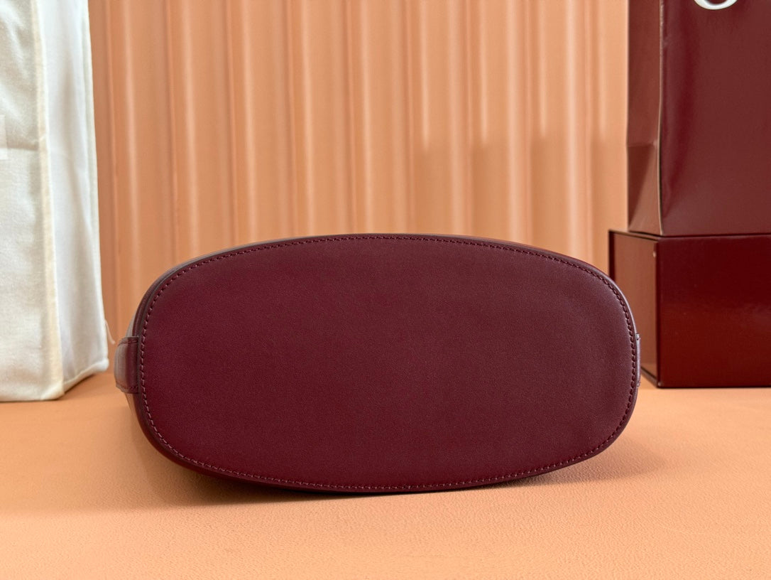 Gucci 73 Mini 27.5cm Bucket Bag Rosso Ancora red Smooth Leather 244435 mysite