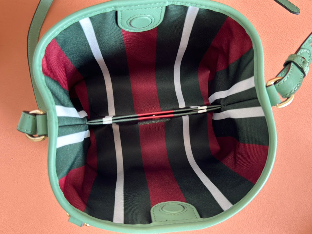 Gucci Ophidia 20.5cm Bag Green Canvas 244363 mysite