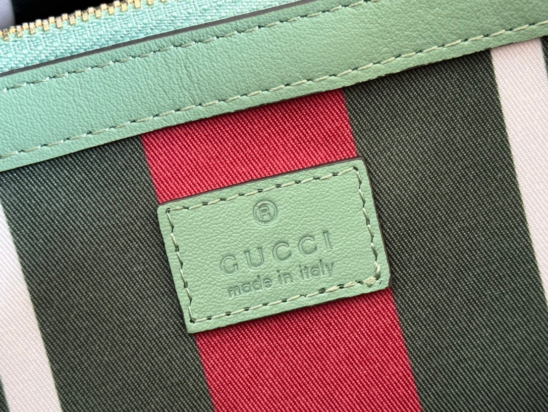 Gucci Ophidia 38cm Bag Green Canvas 244367 mysite