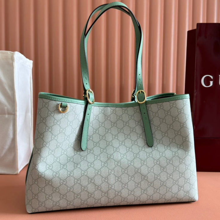 Gucci Ophidia 38cm Bag Green Canvas 244367 mysite