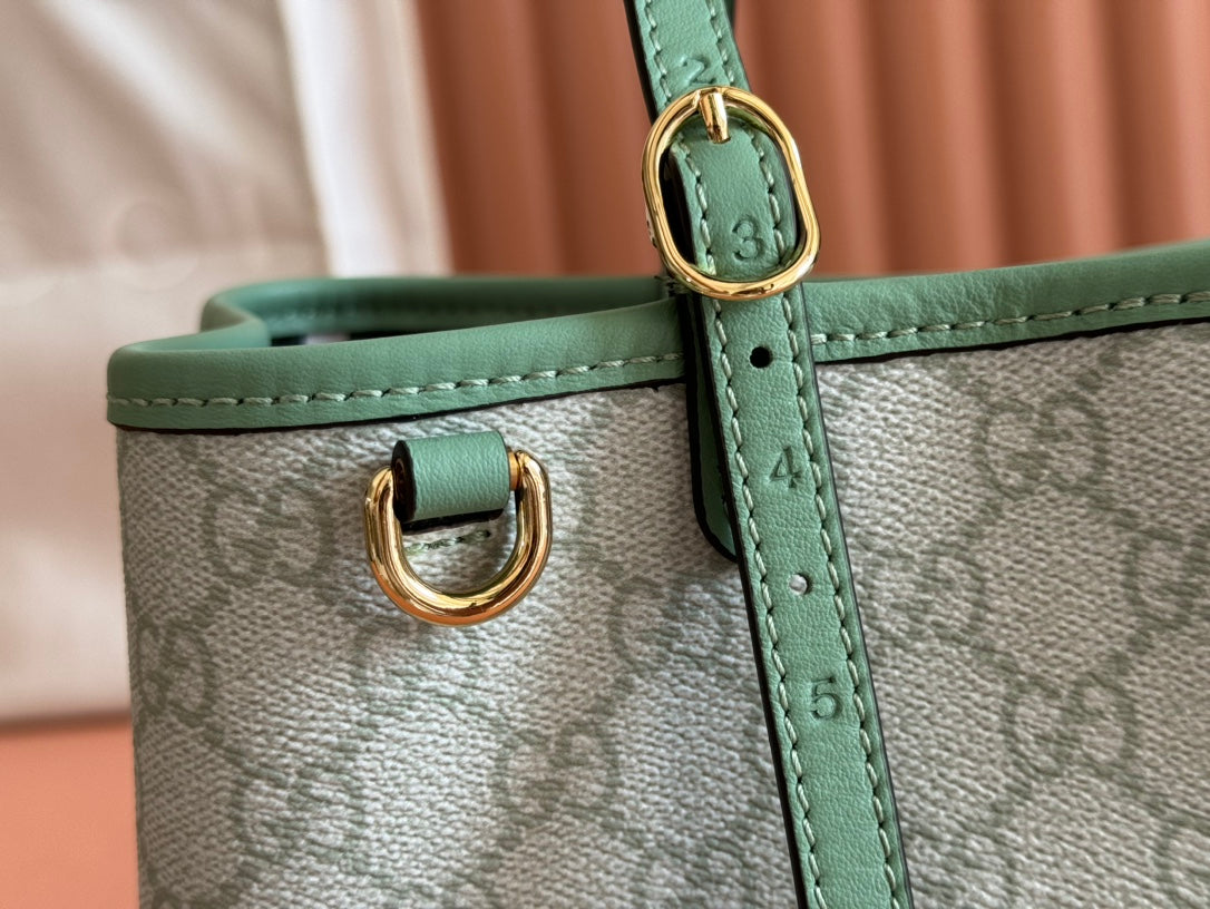 Gucci Ophidia 31cm Bag Green Canvas 244368 mysite